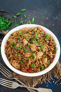 Non Veg Fried Rice In Oyster Sauce