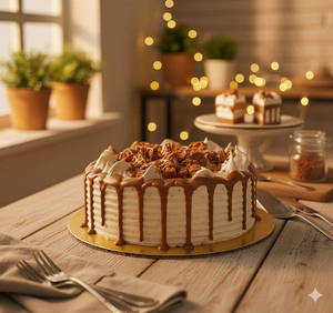 Lotus Biscoff Cake (300 Gms)