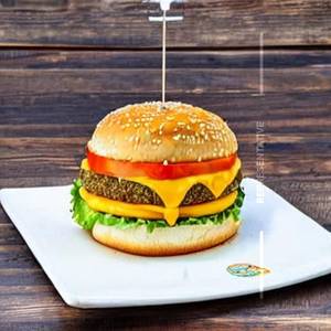 double cheese veg burger 