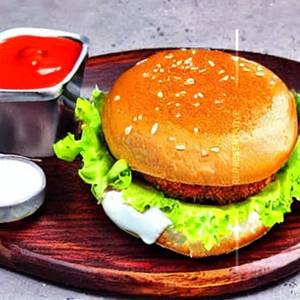 Aloo Tikki Cheese Burger