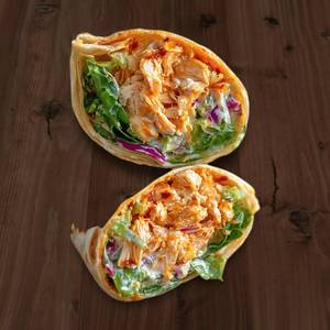 Peri peri chicken wrap