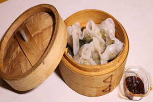 Spinach Mashroom Dimsum