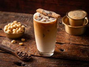 Roasted Hazelnut Kaapi Latte