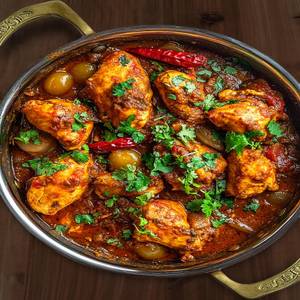 Chicken Kadai ( Half 2 Pcs )