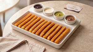 Large Churro Dippers With 4 Signature Dips