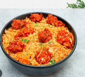 Veg manchuria fried rice