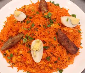 Chicken Seekh Schezwan Kepsa Rice [750ml]