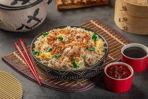 Chicken Burnt Garlic Fried Rice