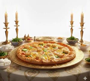 Jalapeno Sweet Corn Paneer Pizza 8 inches ( Jain preparation )