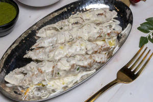 Murgh Malai Seekh