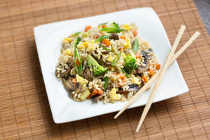 Mushroom fried rice