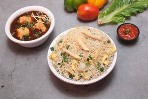 Chicken Manchurian Fried Rice