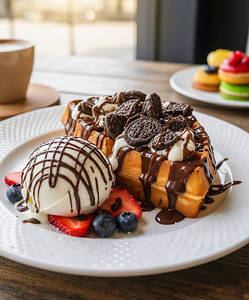Oreo Crunch Waffle