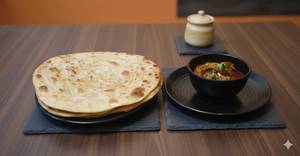 Lachha paratha + chicken kasa