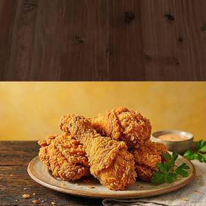 Crispy american fried chicken [4 pieces]