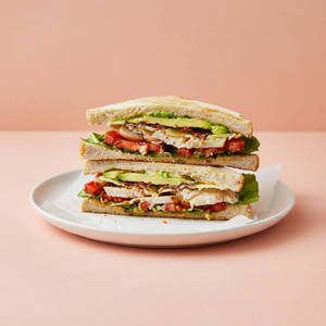 Club Grilled Chicken Cheese Sandwich