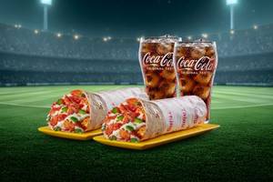 2 Non-Veg Pizza Wrap & 2 Coke Combo