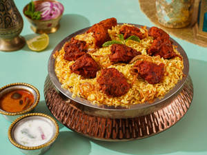 Chicken 65 Boneless Biryani