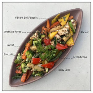 Cottage Cheese With Roasted Vegetables