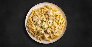 White Sauce Chicken Penne Pasta