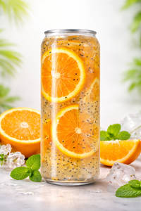 Orange Fruit Overload Can