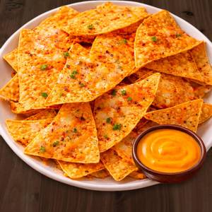 Peri Peri Nachos With Dip