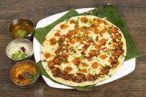 Tomato And Onion Uttapa