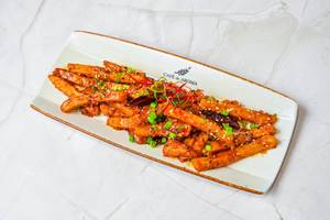 Crispy honey chilli potato