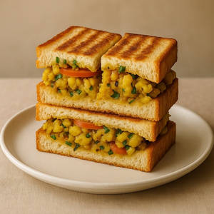 Bombay Masala Toast Sandwich
