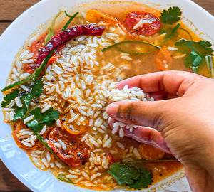 Rasam Rice and Vegetable