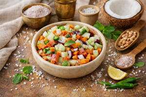 Vrat Falahari' Farali' Salad With Sendha Namak