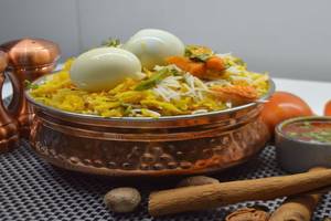 Egg Dum Biryani