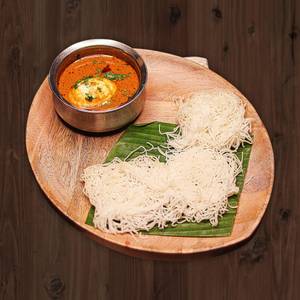 Idiyappam (3 Pcs)+ Egg Curry + Includes Boiled Veg