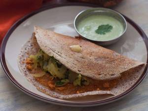 Ragi Masala Dosa