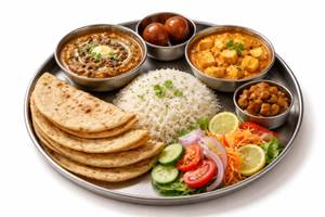 Special Paneer Thali   [With Dal Makhani]