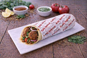 Chicken Shami Kebab Kathi Roll