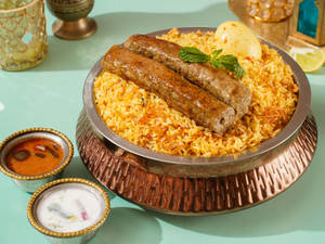 Shahi Chicken Sheek Biryani