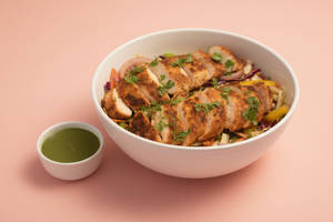 Tandoori Grilled Chicken Tikka Salad & Mint Dressing