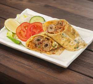 Chicken Double Seekh Kabab Roll