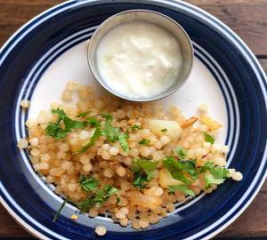 Sabudana Khichdi + Curd