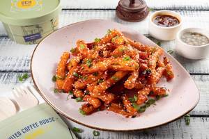 Crispy Honey Chilli Potatoes