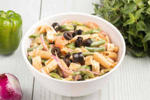 Grilled Paneer Pasta Salad