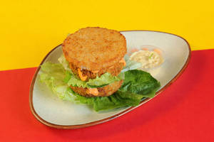 Bunsoo - Shiitake Mushroom & Spinach Rice Burger