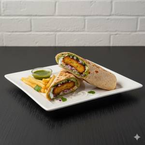 Aloo Tikki Wrap
