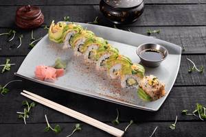 Spicy Avocado & Cucumber Sushi [8 Pieces]