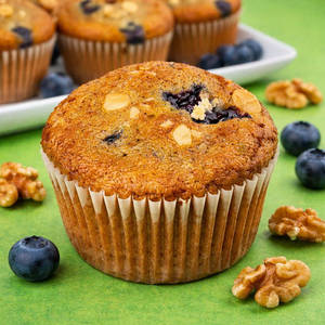 Blueberry Oatmeal Cupcake