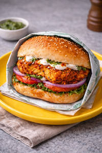 Veg Tandoori Burger