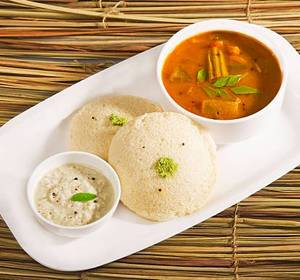 (2) Idli with Sambhar                   