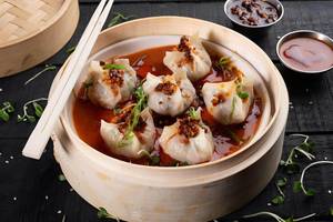 Chicken & Chilli Oil Dimsum [6 Pieces]