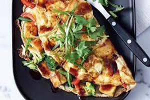 Omelette With Tofu And Veggies